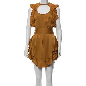 Marissa Webb Mateo ruffle mini dress